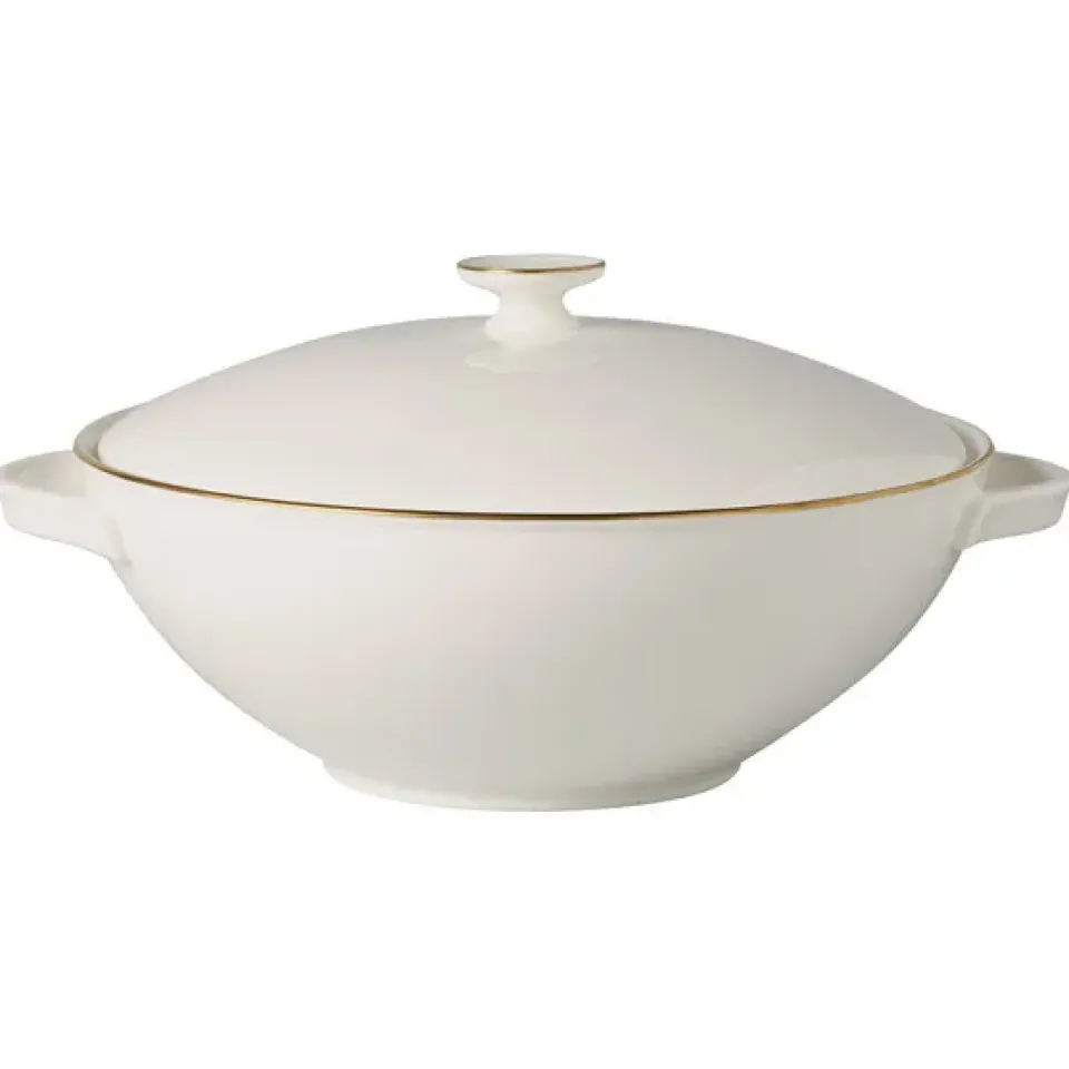 Villeroy & Boch Anmut Gold soup tureen, White Discount