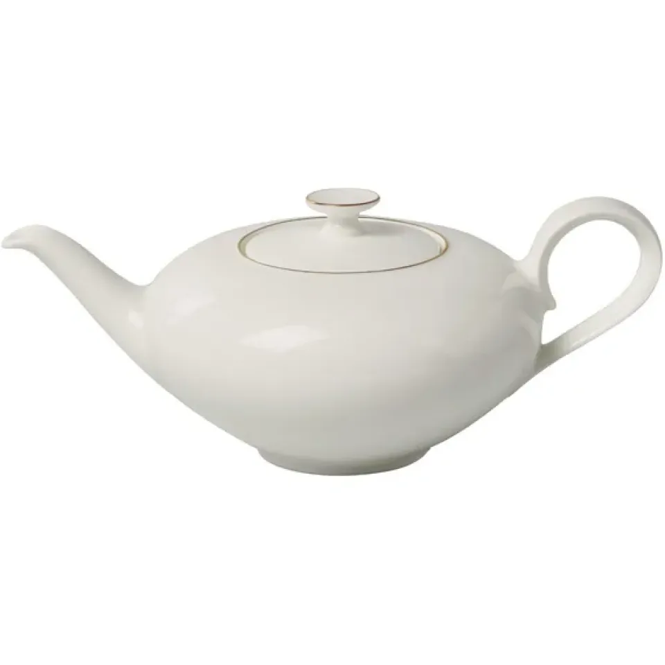 Villeroy & Boch Anmut Gold teapot 1 l, White Outlet