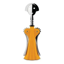 Alessi Anna G. corkscrew, Yellow Silver-colouredBlack Clearance