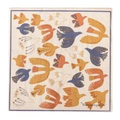 Bloomingville Anniversary paper napkin 20-pack, Yellow