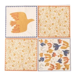 Bloomingville Anniversary paper napkin 20-pack, Yellow
