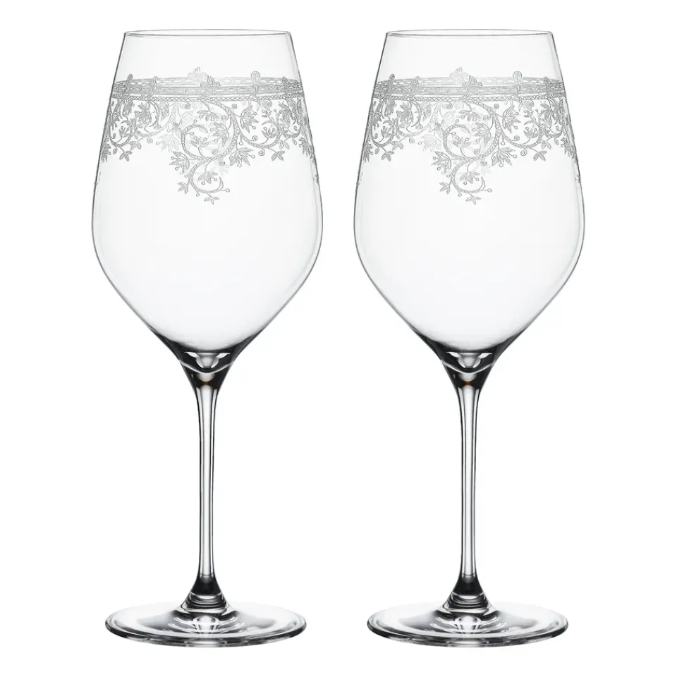 Spiegelau Arabesque Bordeaux red wine glass 81 cl 2-pack, Clear Transparent Sale