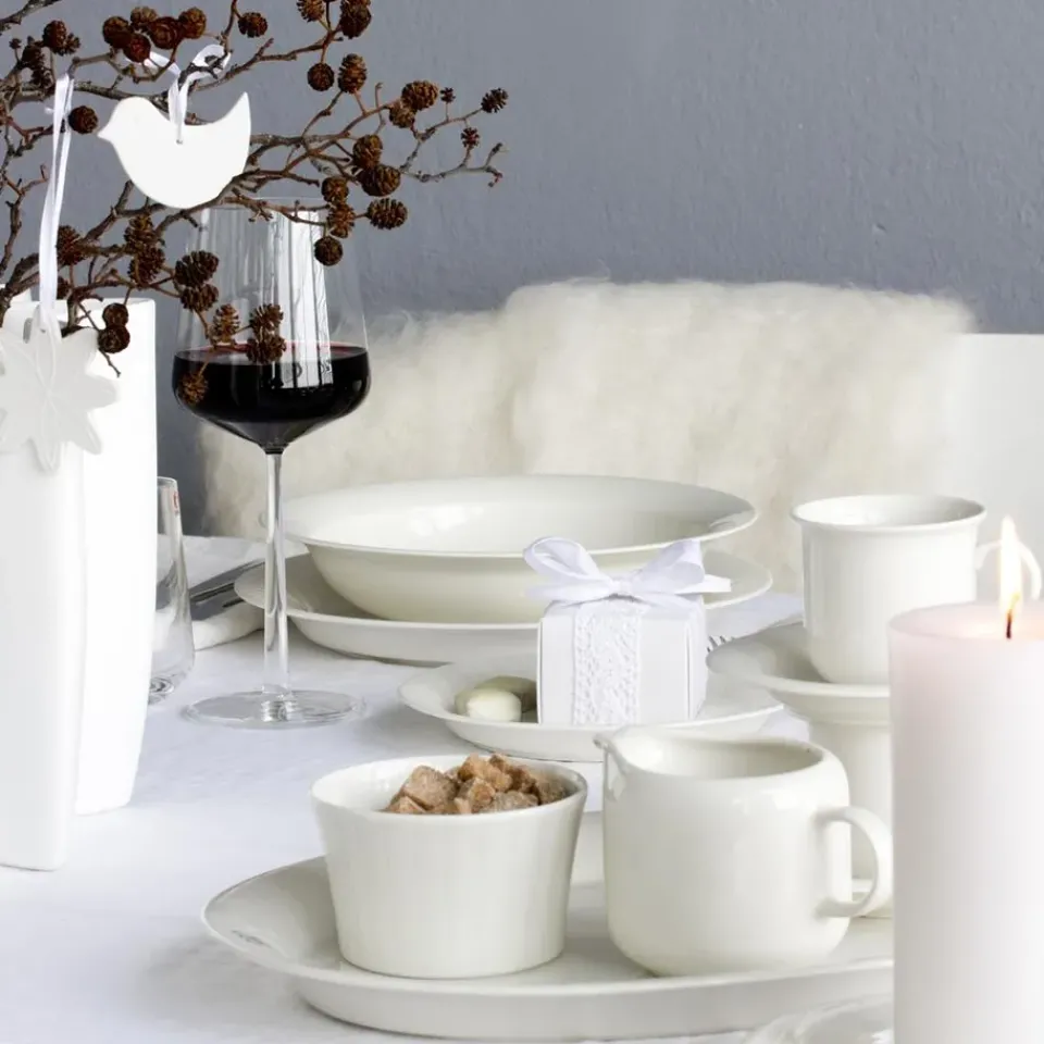 Arabia Arctica saucer, Ø13.5 cm White Outlet