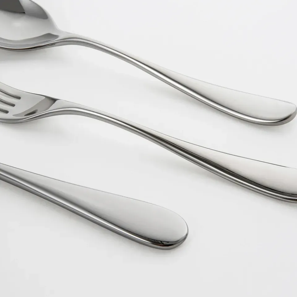 Robert Welch Arden Bright cutlery, 24 pieces Silver-coloured New