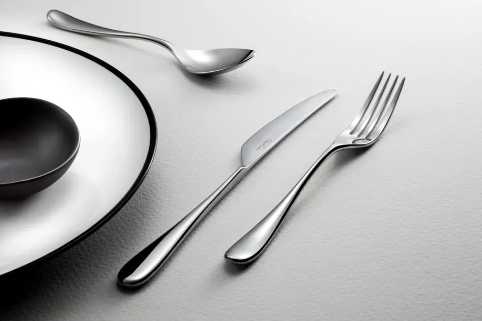 Robert Welch Arden Bright cutlery, 24 pieces Silver-coloured New