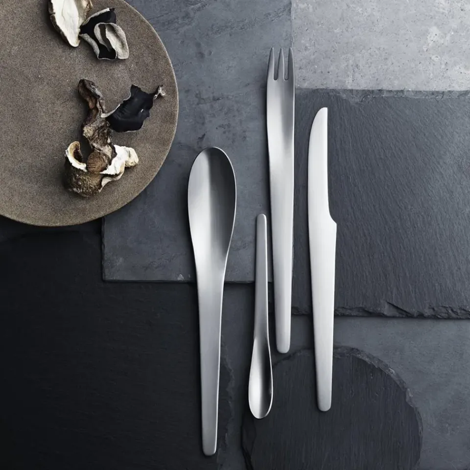 Georg Jensen Arne Jacobsen cutlery set, 24 pcs Silver-coloured Outlet