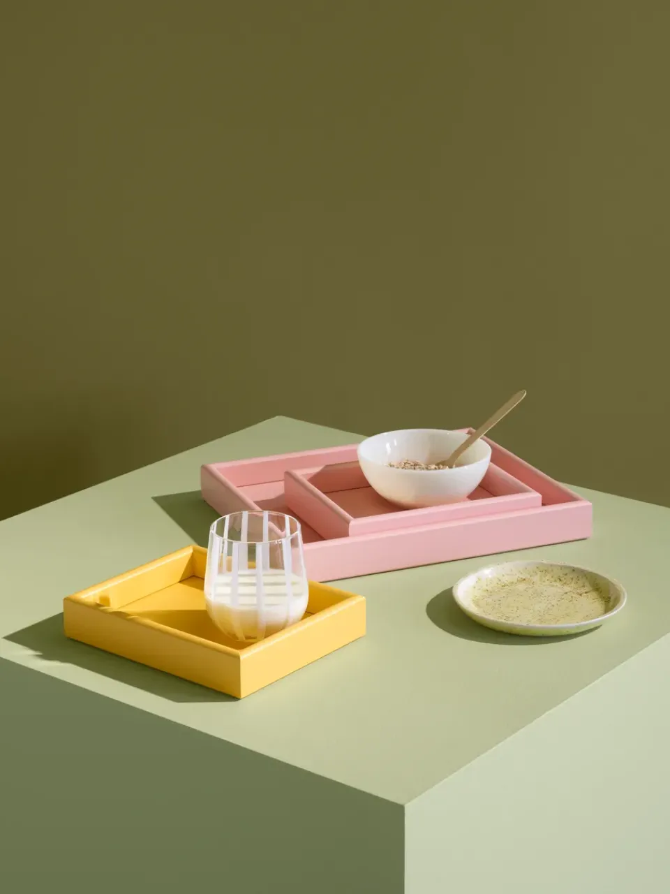 Montana Arrange tray medium 27.3x32.6 cm, Ruby Pink Discount