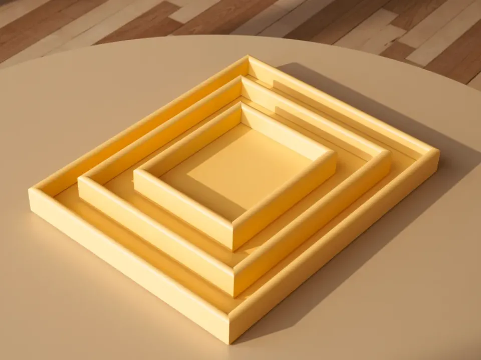 Montana Arrange tray medium 27.3x32.6 cm, Acacia Yellow New
