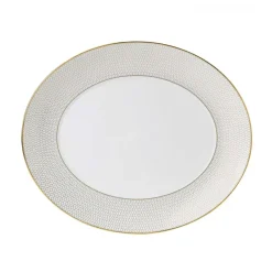 Wedgwood Arris oval serving plate, White Best