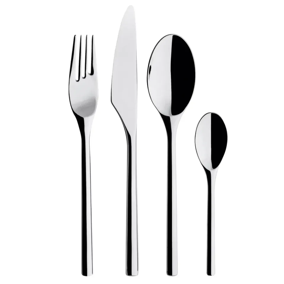 Iittala Artik cutlery set gift box 24 pieces, Shiny Silver-coloured Best
