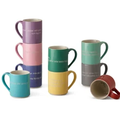 Design House Stockholm Astrid Lindgren mug, S'not something you plan, blue-swedish BlueWhite Outlet