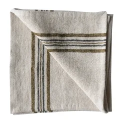 Tell Me More Astrid linen napkin 50x50 cm, Olive Beige Hot