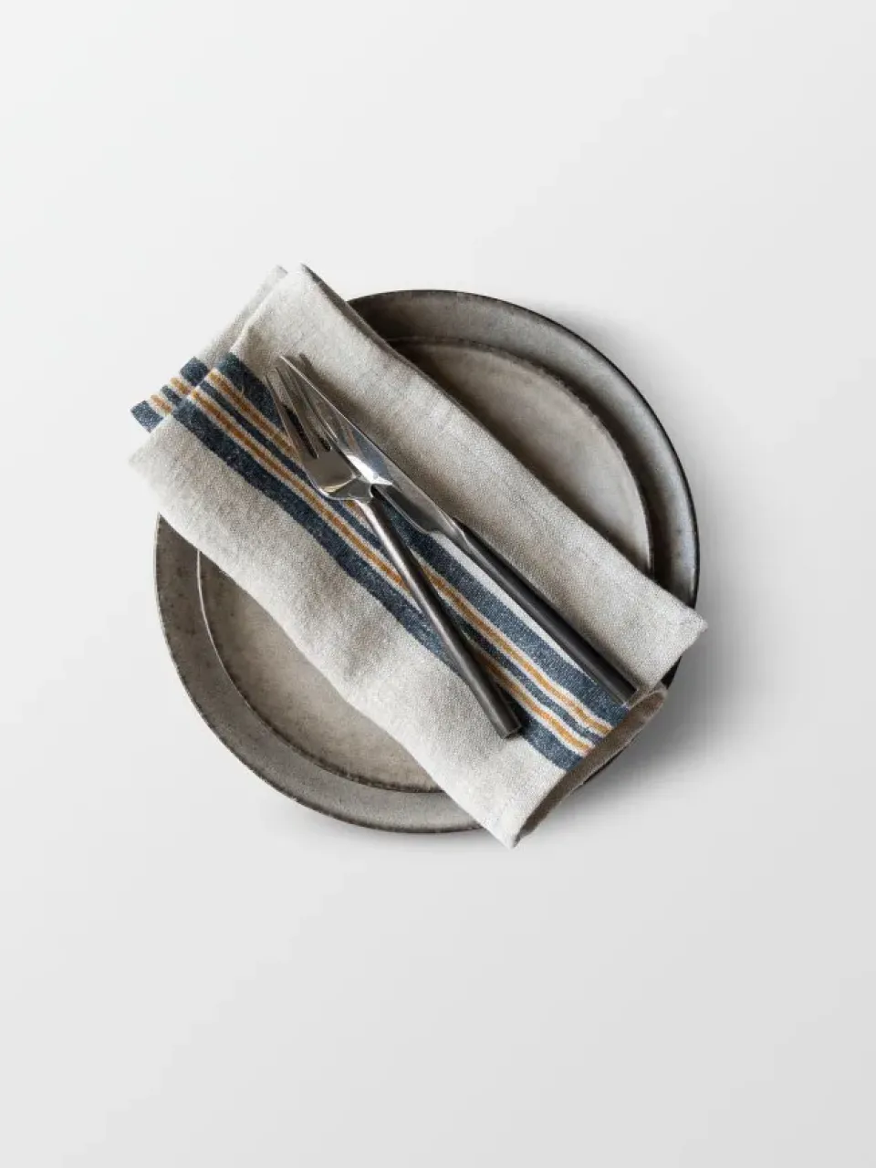 Tell Me More Astrid linen napkin 50x50 cm, Mustard Beige New