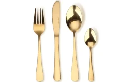 Aida Atelier cutlery set, 16 parts gold Gold-coloured Sale