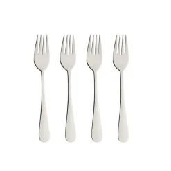 Aida Atelier dinner fork 18.5 cm 4-pack, Stainless steel Silver-coloured Outlet