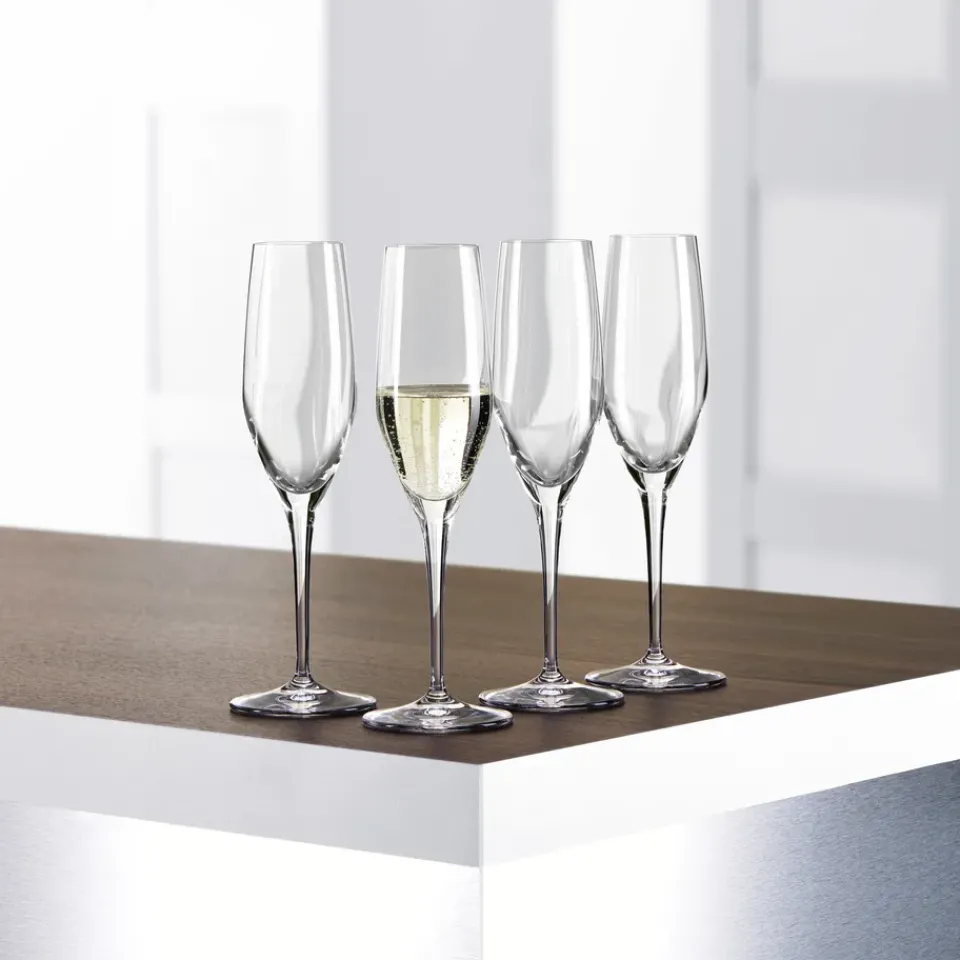 Spiegelau Authentis Champange glass 19cl. 4-pack, clear Transparent Discount