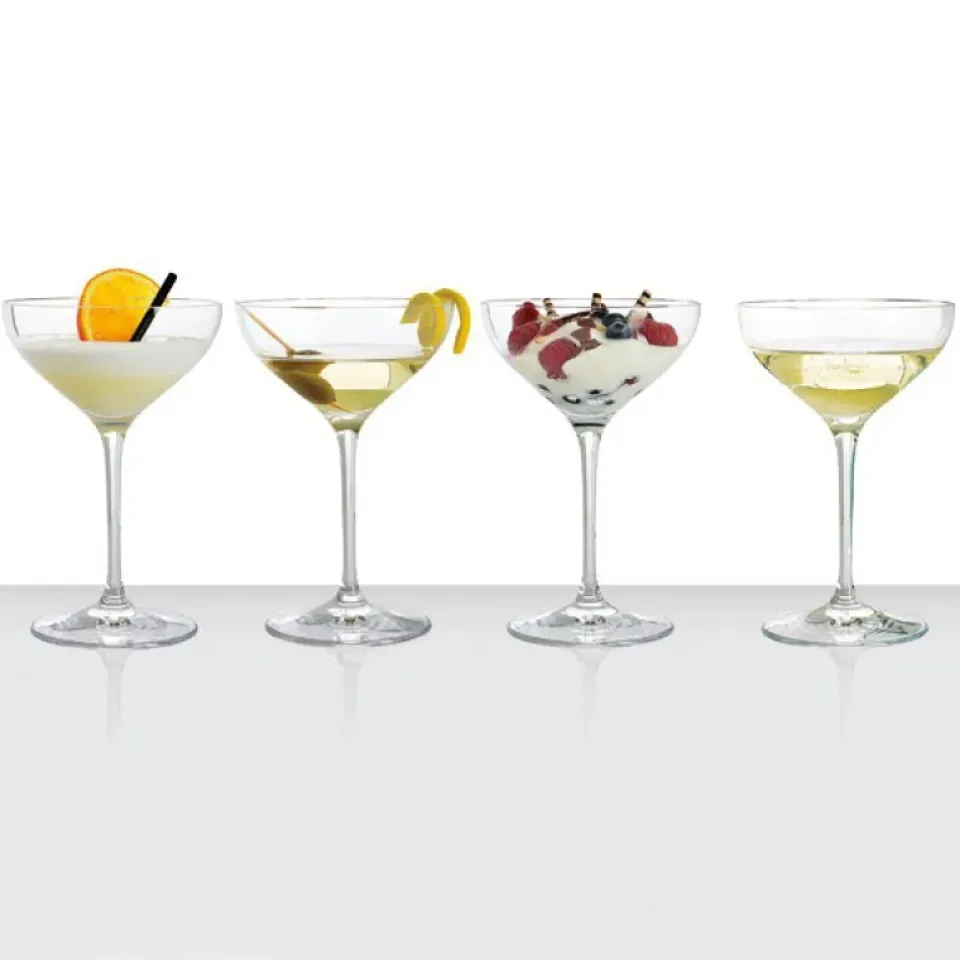 Spiegelau Authentis Dessert-Champagne bowl. 4-pack, clear Transparent Hot