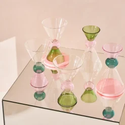 URBAN NATURE CULTURE Ayo wine glass 20 cl, Pale green Transparent Outlet