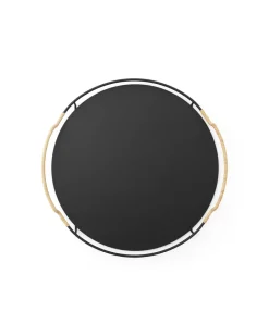 Audo Copenhagen Balcony serving tray Ø36.5 cm, Black Hot