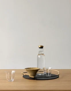 Audo Copenhagen Balcony serving tray Ø36.5 cm, Black Hot