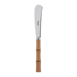 SABRE Paris Bamboo shape butter knife 16 cm, Light wood laminated Brown