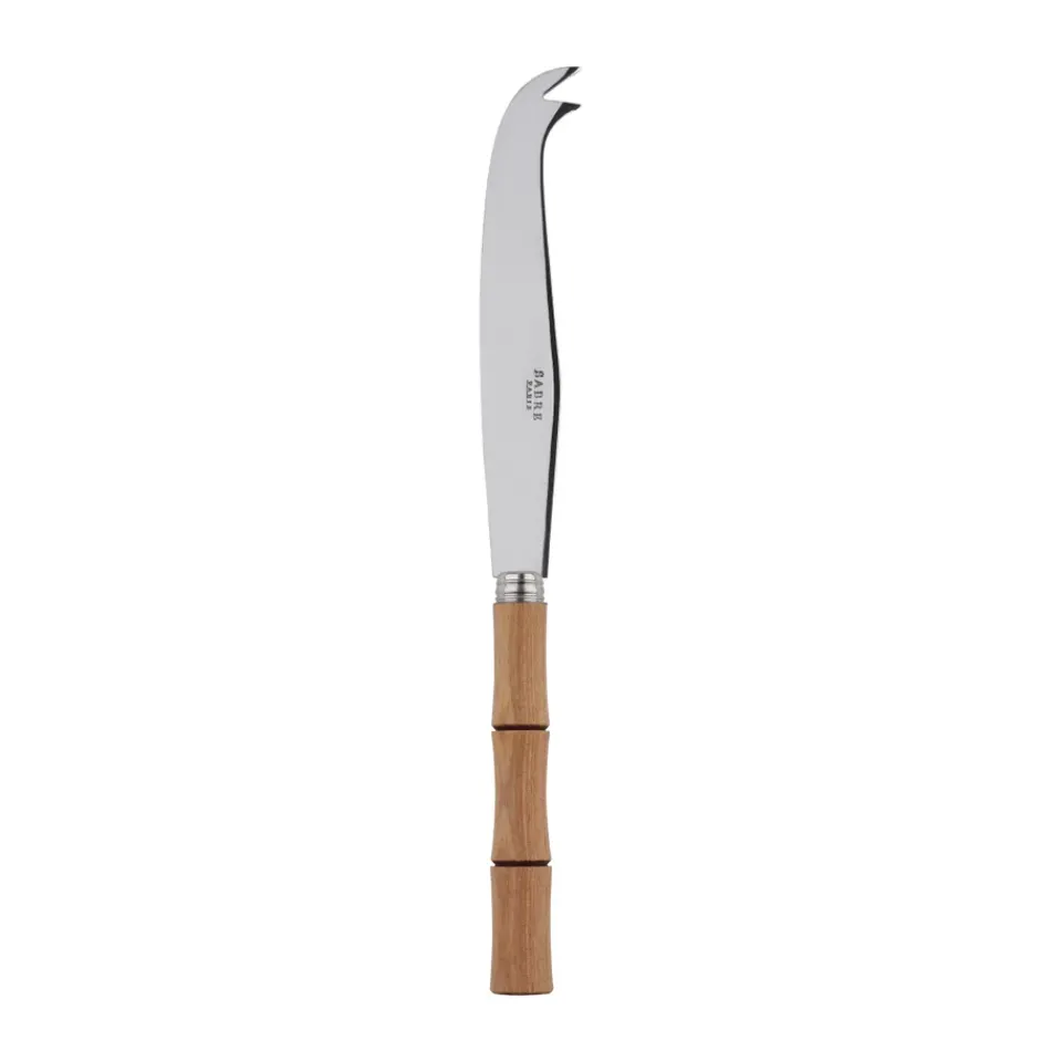 SABRE Paris Bamboo shape cheese knife 16 cm, Light wood laminated Brown