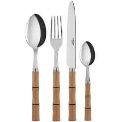 SABRE Paris Bambou cutlery 24 pcs, natural wood Brown Clearance