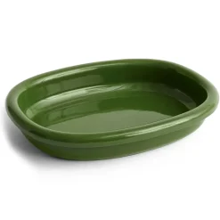 HAY Barro oval serving plate, , large 27x36 cm Green Sale