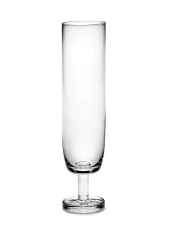 Serax Base basic champagne flute, 21 cl Transparent New