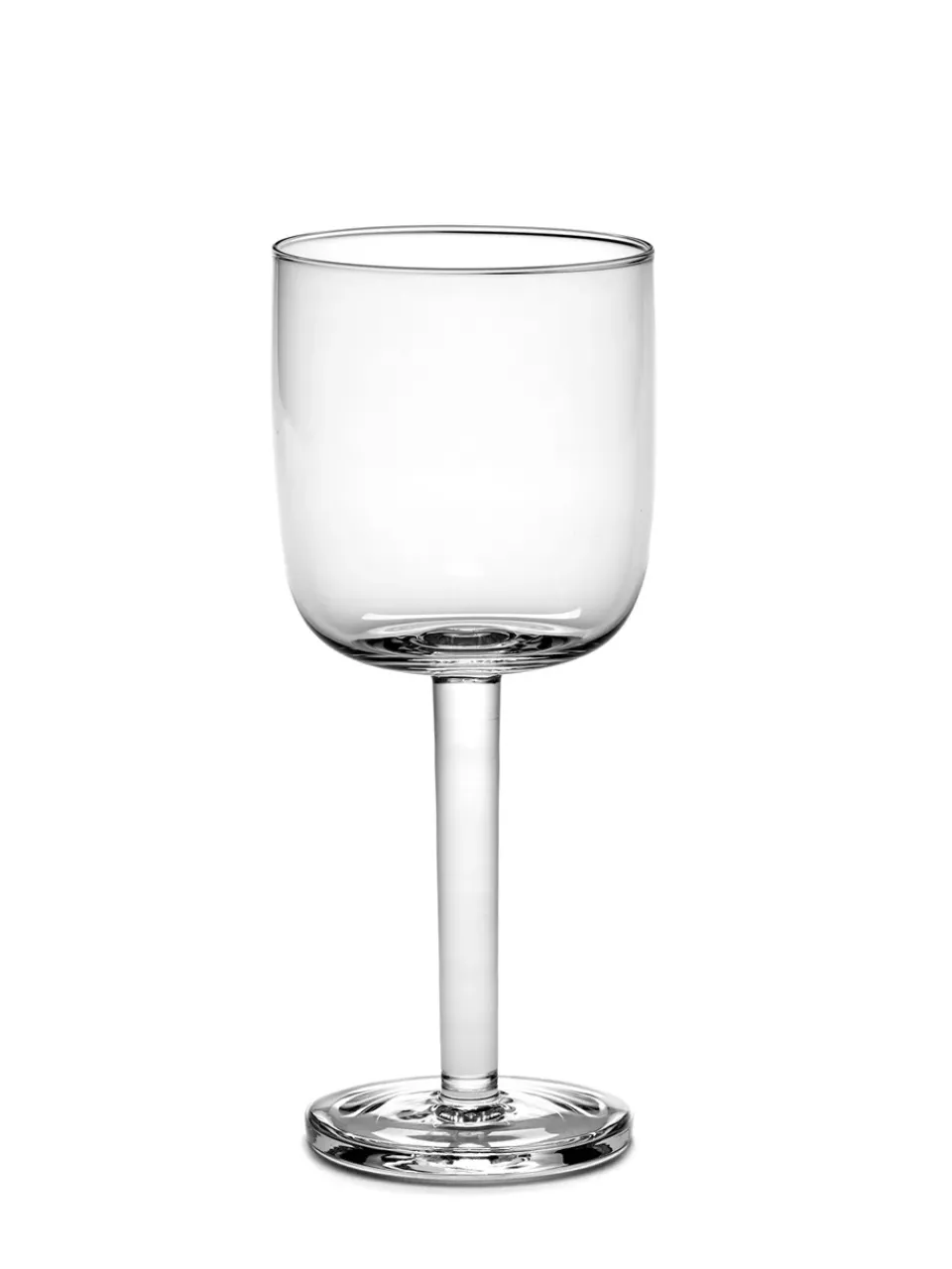 Serax Base basic white wine glass straight, 27 cl Transparent Discount