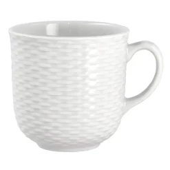 Pillivuyt Basket mug 37 cl, White