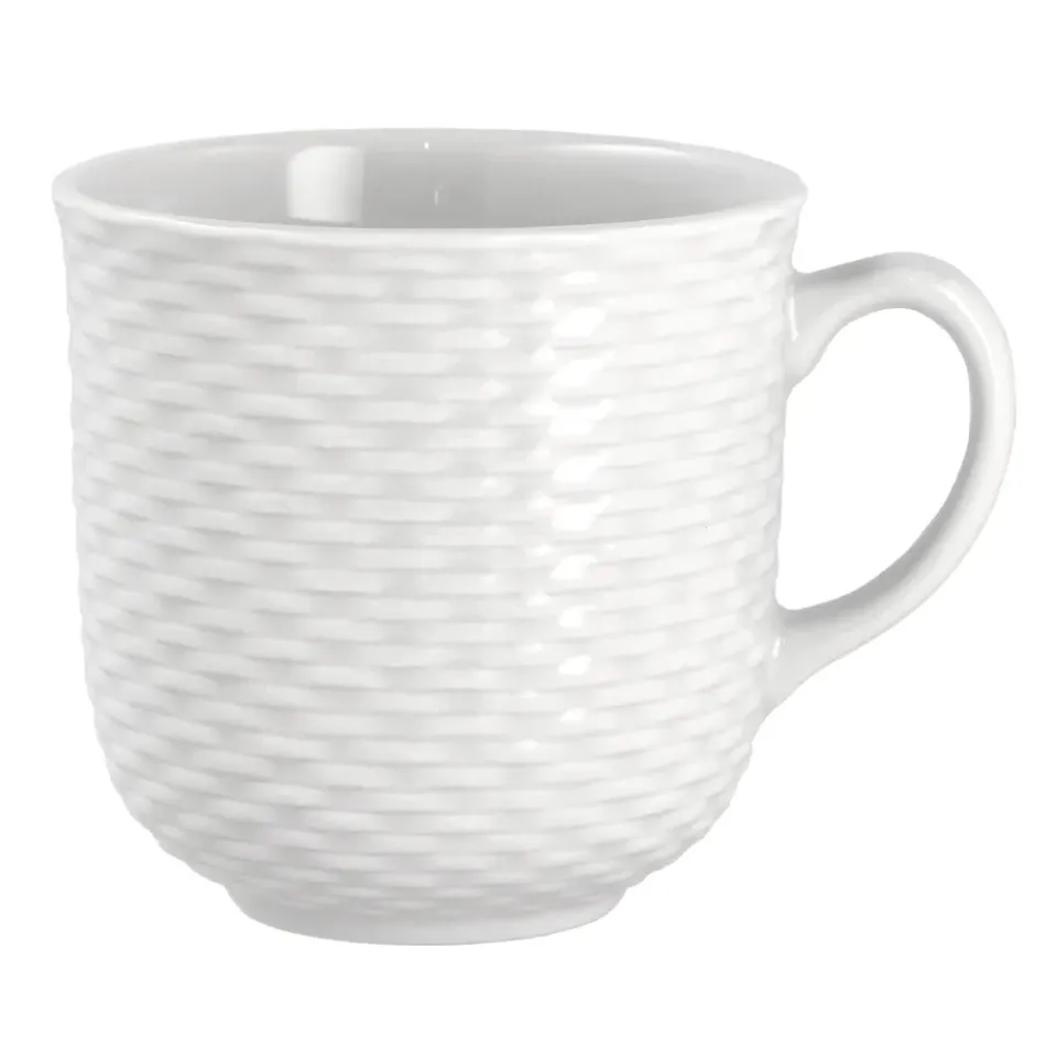 Pillivuyt Basket mug 37 cl, White