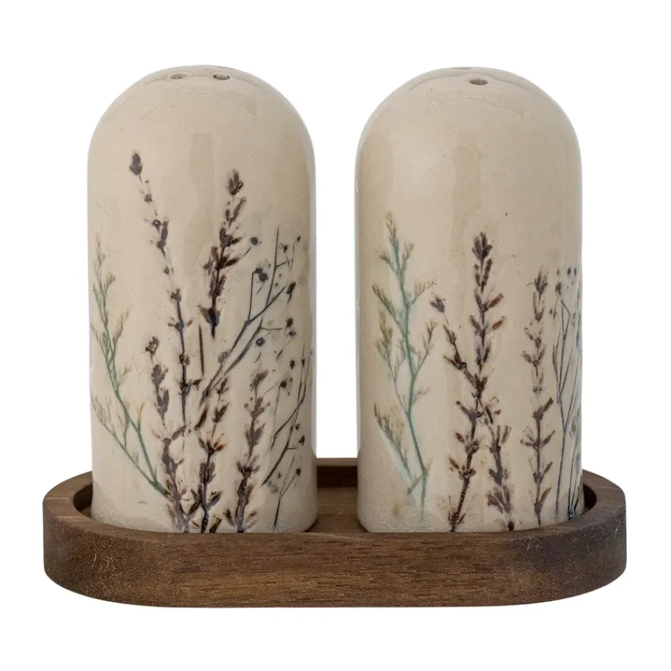Bloomingville Bea salt & pepper shakers 2 pieces, Nature Beige Best