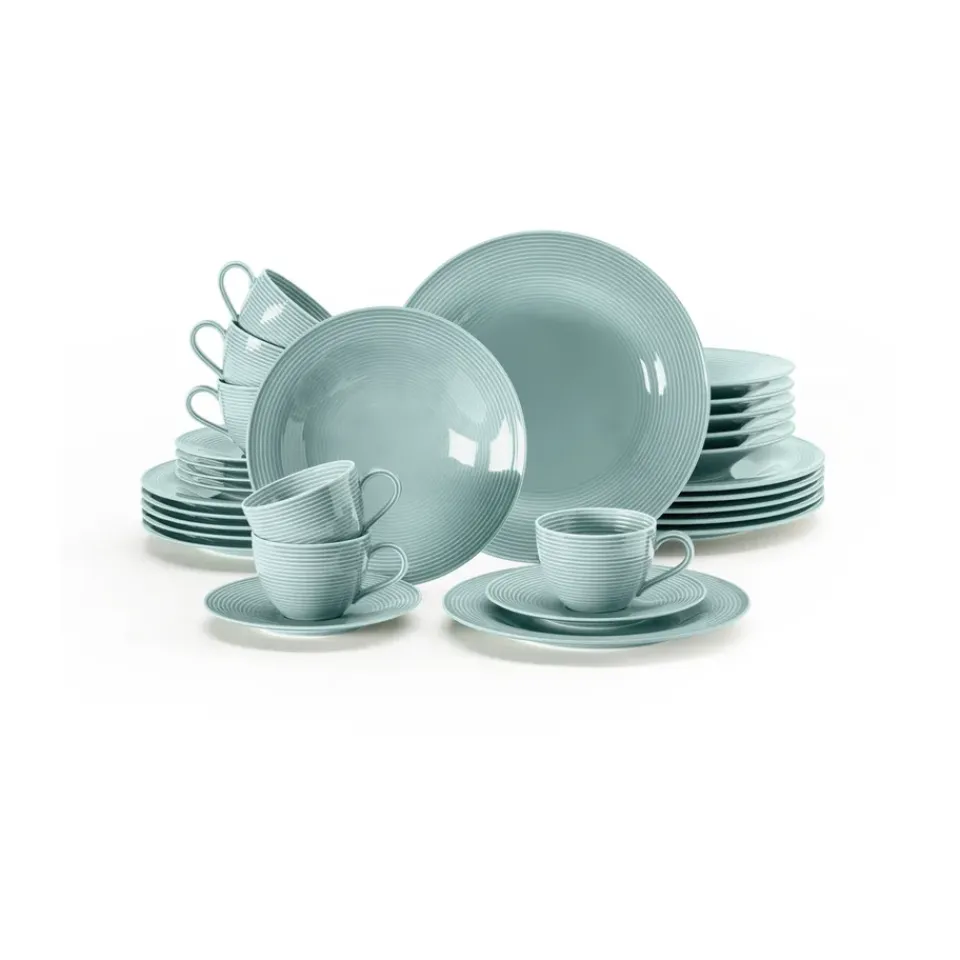 Seltmann Weiden Beat service set 30 pieces, Arctic Blue New