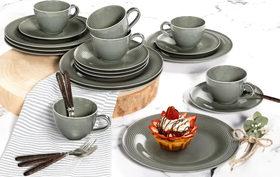 Seltmann Weiden Beat service set 30 pieces, Pearl Grey Online