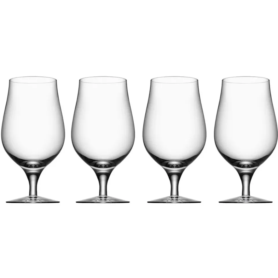 Orrefors Beer taster beer glass 4-pack, 4-pack Transparent Clearance