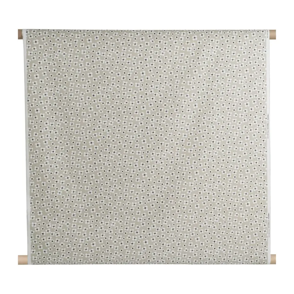 Almedahls Belle Amie oilcloth fabric per metre, Beige Discount