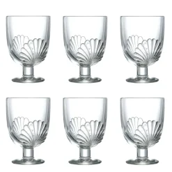 La Rochère Belle-ile wine glass 29 cl 6-pack, Transparent New