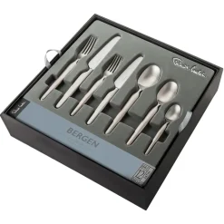 Robert Welch Bergen cutlery set matte, 84 pieces Silver-coloured Sale