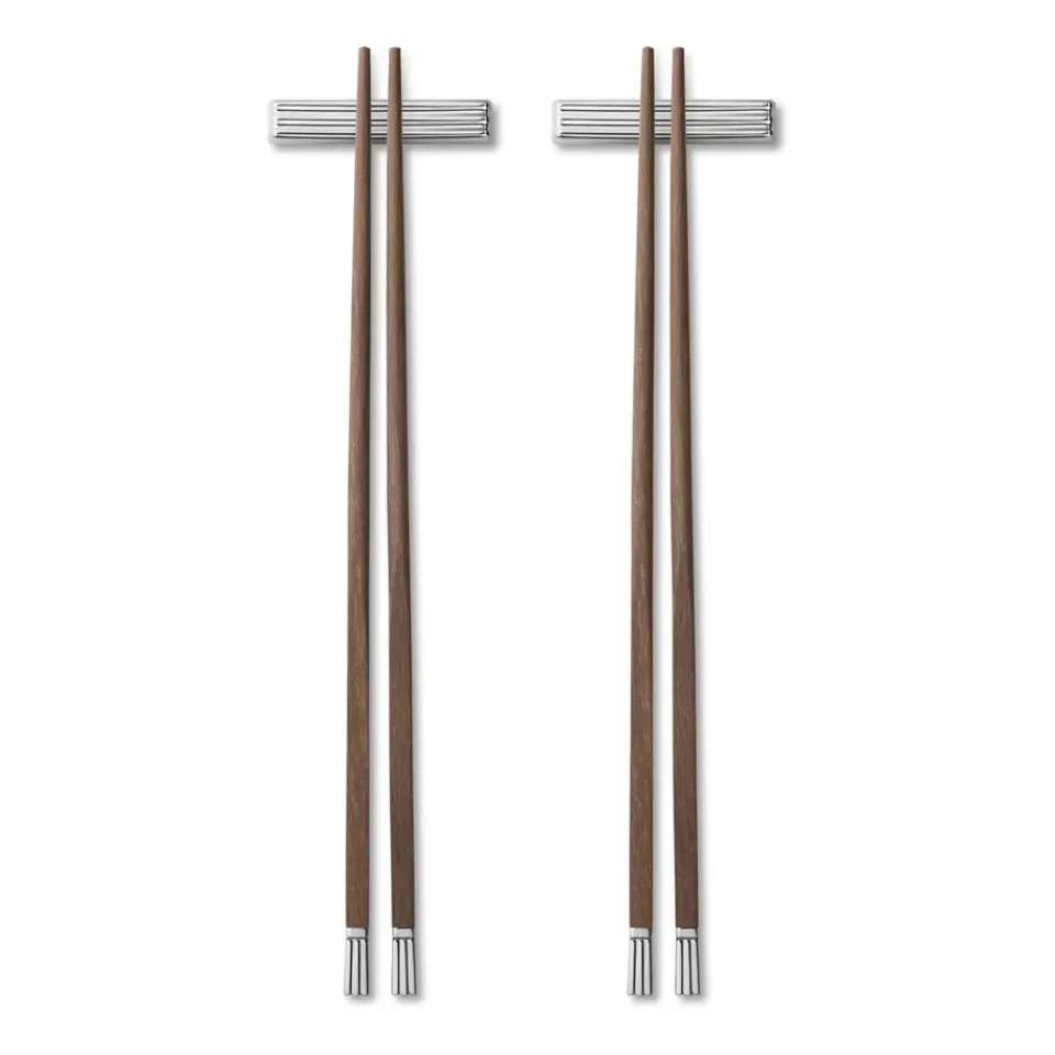 Georg Jensen Bernadotte chopsticks 2-pack, Manilkara Brown Online