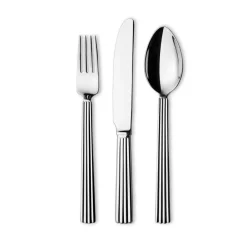 Georg Jensen Bernadotte cutlery set for children, 3 pcs Silver-coloured Discount