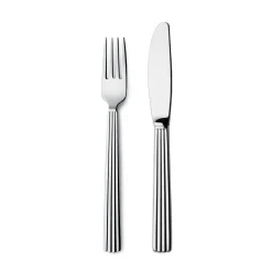 Georg Jensen Bernadotte dessert cutlery, 8 pieces Silver-coloured Best