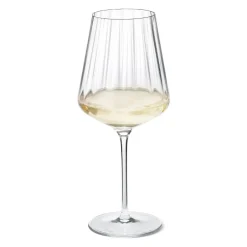 Georg Jensen Bernadotte white wine glass 6-pack, crystalline Transparent Outlet