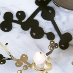Pluto Design Berry trivet, Black New