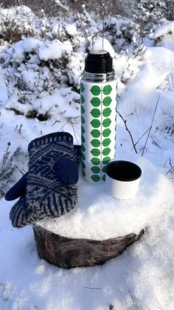 Pluto Design Berså thermos 0.75l, White-green WhiteGreen Sale