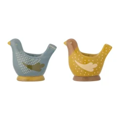 Bloomingville Birdy egg cup 2-pack, -yellow Blue Sale