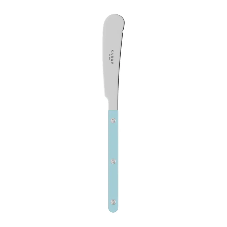 SABRE Paris Bistrot solid butter knife 16 cm, Pastel Blue