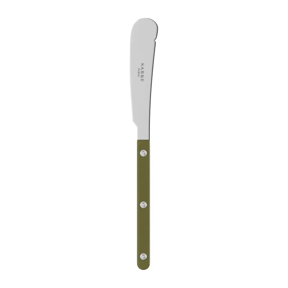 SABRE Paris Bistrot solid butter knife 16 cm, fern Green Discount