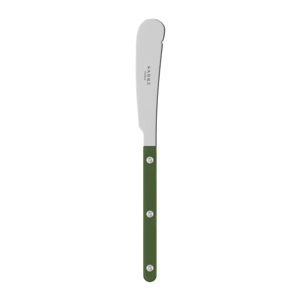 SABRE Paris Bistrot solid butter knife 16 cm, Green Discount