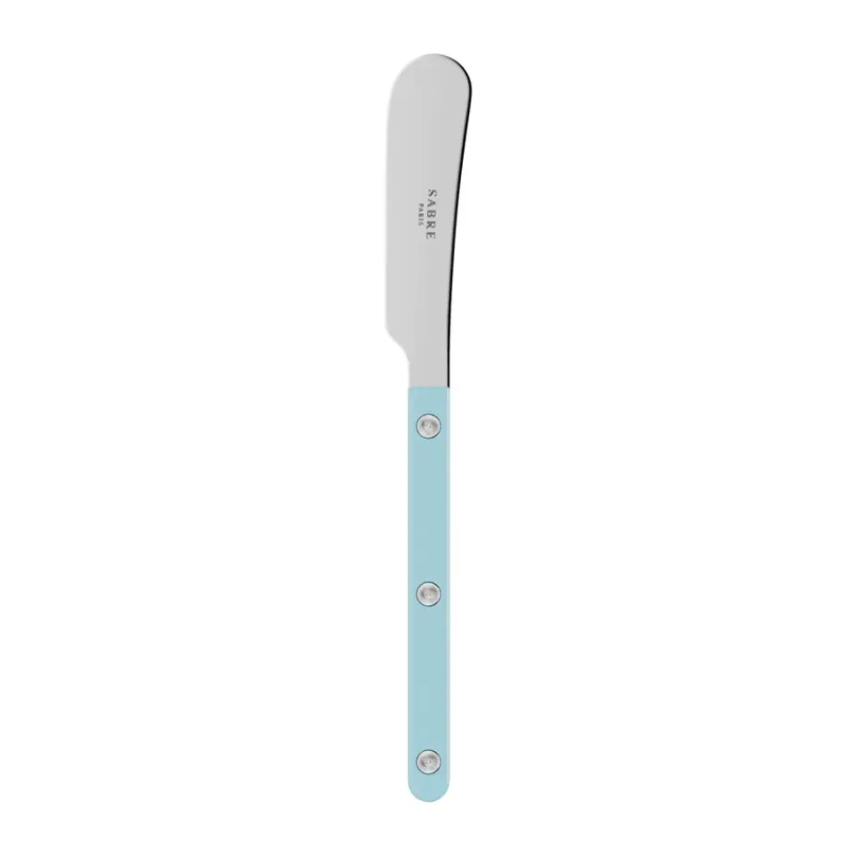 SABRE Paris Bistrot solid butter spreader 14 cm, Pastel Blue Outlet